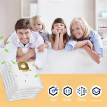 12PCS Vacuum Dust Bags for  T7/1 T8/1 T9/1 T10/1 T12/1 T15/1 DS5300 Filtration Dust Bags Replacement Parts