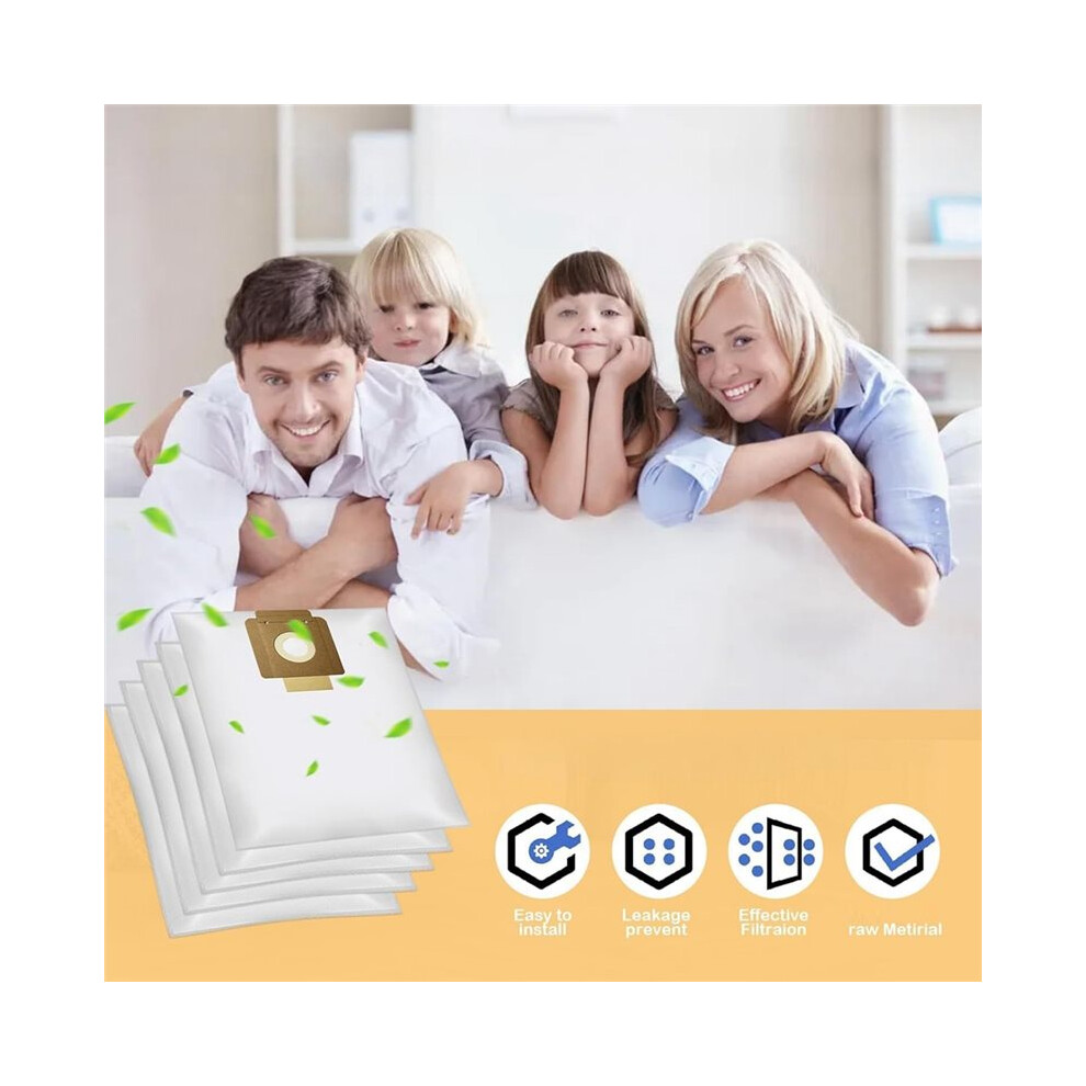 12Pcs Vacuum Dust Bags For T7/1 T8/1 T9/1 T10/1 T12/1 T15/1 Ds5300 Filtration Dust Bags Replacement Parts 6033652675214