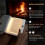 Flat Book Light Rechargeable Clear LED  Reading Light with Timer Dimmable Eye Protection for Bedside Travel Study B 5