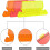 180 Pcs 2 Inch Hanging Folder Tabs and 360 Grids Inserts for Quick Identification of Hanging Files Hanging File Inserts 3