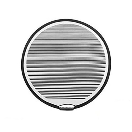 Portable 80cm Round Striped Car Dent Light Reflector Foldable Board Flexible Car Dent Remover Check Tools 1