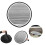 Portable 80cm Round Striped Car Dent Light Reflector Foldable Board Flexible Car Dent Remover Check Tools 3