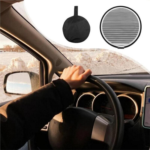 Portable 80cm Round Striped Car Dent Light Reflector Foldable Board Flexible Car Dent Remover Check Tools