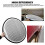 Portable 80cm Round Striped Car Dent Light Reflector Foldable Board Flexible Car Dent Remover Check Tools 6