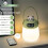 Panda Night Light with Clock Usb Rechargeable Portable Nursery Lamp Remote Control Bedsid 3000mah Battery Dimmabe Lamp 5