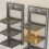 3-Tier Foldable Pot Organizer Rack, Large Capacity, Ideal for Kitchen Countertop and Cabinet Storage 5