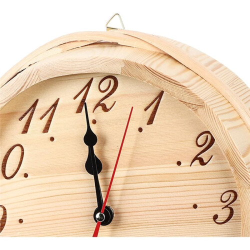 Clock for Sauna Room, Simple Sauna Timer, Wall Clock for Sauna, Clock Accessory for Home Traditional Sauna with Clock 2