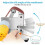 Electric Belt Sander Grinder with 10 Sanding Belts and 7-Speed Adjustment for DIY Projects EU Plug 3