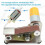 Electric Belt Sander Grinder with 10 Sanding Belts and 7-Speed Adjustment for DIY Projects EU Plug 4