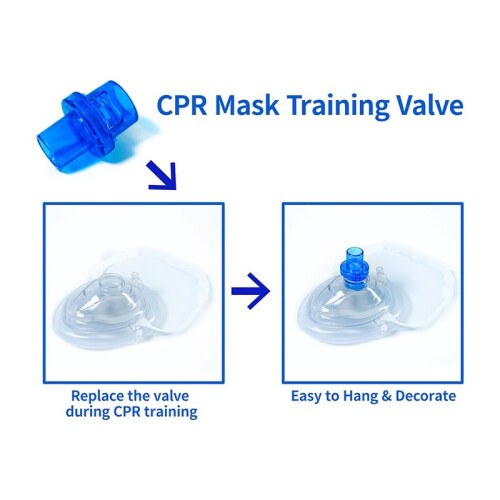 50pcs Mask Training Valves, Training Only, One Way Valve for  - Separately Packaged 1