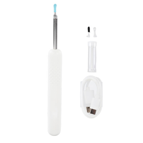 Wireless Ear Wax Removal Tool 1080P Camera, 6 LED, Waterproof White 2