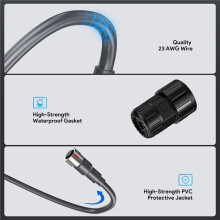 For Starlink Gen 3 Ethernet Adapter, Cable Extension to RJ45 Coupler Waterproof for Dish