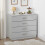 Seconique Dakota 4 Drawer Chest - Light Grey 1