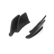Motorcycle Winglet Tail Downforce Naked Spoiler Fairing Deflector for 450SR 450SRS 675SR 2022-2025 (Glossy Black)