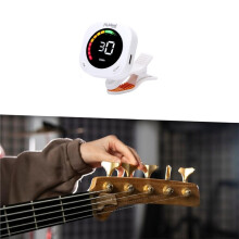 Meideal Versatile Guitar Tuner 360 Rotating Display Clip Precision Accessories for Bass Electric Guitar Acoustic Players