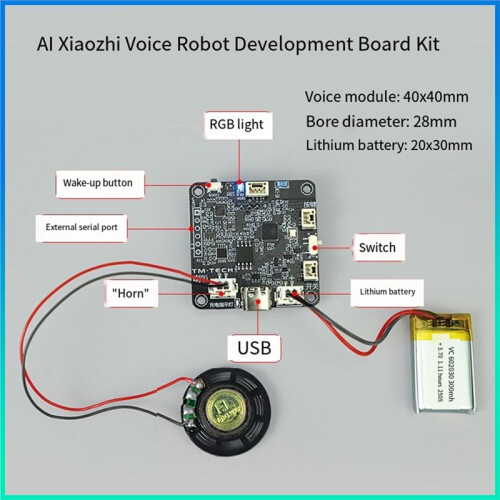 Applicable to ESP32 Spot AI Voice Assistant Interactive Robot Development Board Kit for  Voice Control,DIY Robotics 2