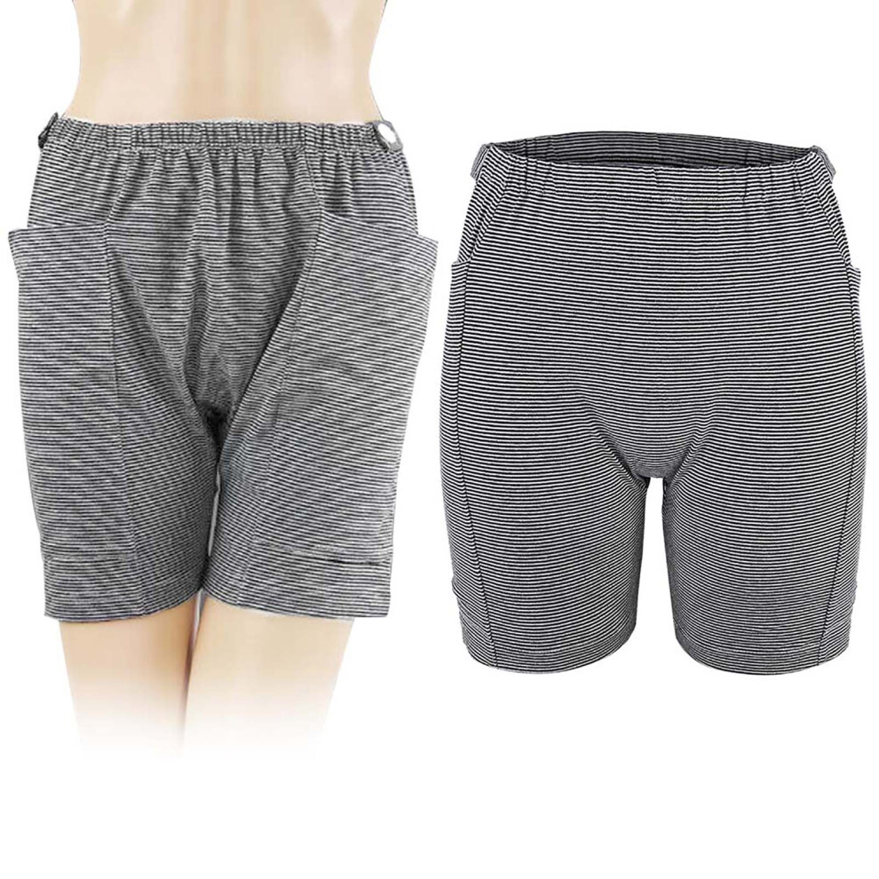 Incontinence Underwear for Women & Men, 2000ML, L, Breathable Cotton