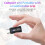 2X Rechargeable Midi Wireless Guitar System Audio Receiver Transmitter Wireless Midi Adapter for Digital Piano Keyboard 5