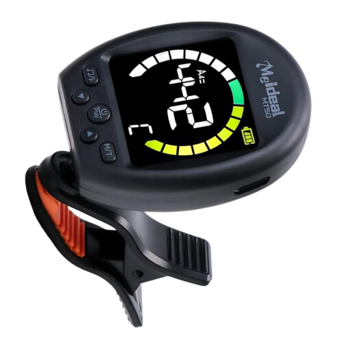Meideal Generic Guitar Tuner Tuning Device Display Panel Instrument Accessory Compact Rotatable for Guitar Bass Ukulele Violin 2