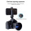Multi-Function Phone Clip Camera External Expansion Rack Rotating Live Broadcast Fixing Clamp Black 5