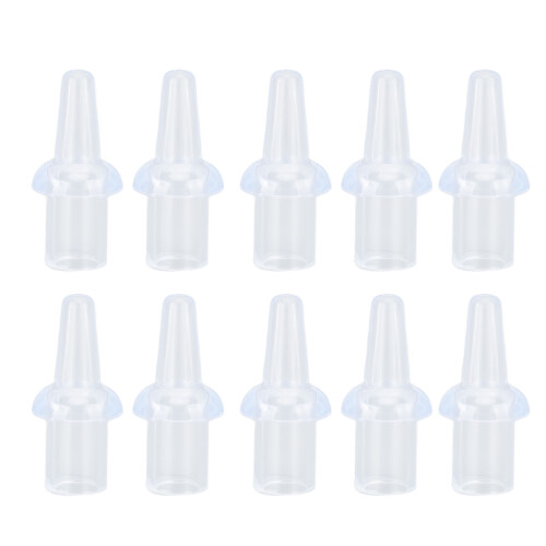 10 Pcs Silicone Enema Nozzle Tips 8mm Inner Diameter Washable 1