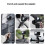 Sunshade Rabbit Cage Frame Case for  Action 6 Foldable Expansion Mount Protective Cage Adapter Stand Holder 8