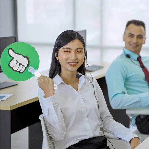 30pcs Classroom Voting Paddles - Reusable Handheld Boards for Teachers and Students 2