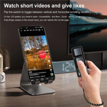 E-Book Page Turner Cellphone Remote Control Short Video Scrolling Controller Lazy Tool for for Android for IOS B
