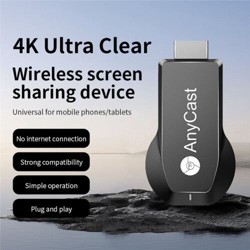 M9 Same Screen Device Wireless WiFi Display Supports 1080P -Compatible for Smartphones Smooth HD Games 2