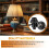 E26 Light Socket Lamp Socket Replacement with  Off  Lamp Parts with Shade Ring for Table Floor Light Repair Kit 3