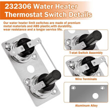 232306 Thermostat Parts 120V T-Stat/Limit for Suburban RV Water Heater
