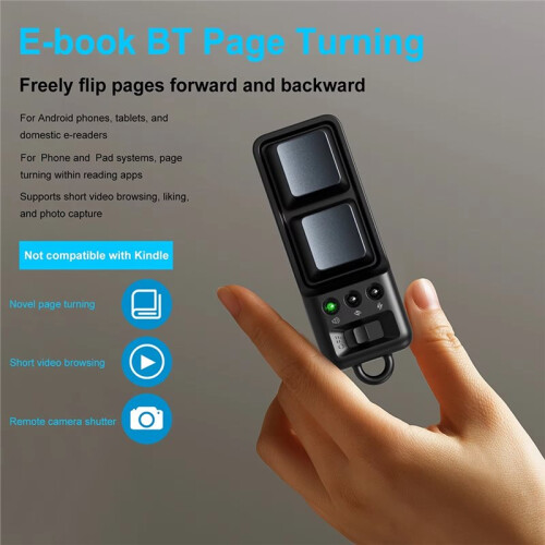 E-Book Page Turner Cellphone Remote Control Short Video Scrolling Controller Lazy Tool for  for Android for IOS A 2