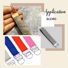 75Pcs 6 Colors 1 Inch Key Fob Hardware Kit Lanyard Hardware Set for Key Chain Making DIY Crafts Accessories Supplies