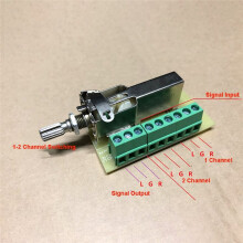 2 Channel Audio Selector for Amplifier Use Hi-Fi Audio Tone Control Board Dual-Band Switching