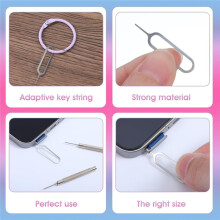 30 Outils D'Extraction Carte SIM - Outils D'Éjection Carte SIM - Outils D'Extraction Carte SIM pour Téléphone Portable - Sans Bavures - Compatible
