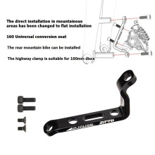 ZTTO Bike Post Mount to Flat Mount Disc Brake Adapter Bicycle Bracket is Pm to Fm Caliper for 160MM Rotor