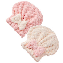 Ręcznik z Mikrofibry do Mokrych Włosów, Szybkoschnący Turban z Uroczym Wzorem, Idealny do Użytku w Domu i w Podróży