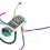 Circuit Board  Board Display Dashboard Panel Compatible with  MI5 Electric Scooter Replacement Parts Dash Board 5