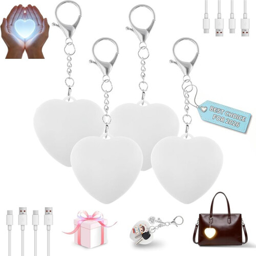 Purse Light with Touch Sensor - USB Rechargeable  LED Lamp for Handbags (4 PCS) 1
