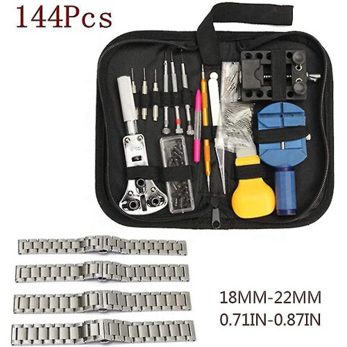 Watch Repair Kit Professional 144pcs Tools for Watch Set Link Open Adjust Back 1