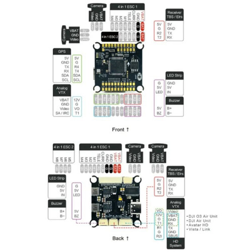 For Argus ECO F722 80A 8S 32bit ESC Stack, Suitable for Long Range Freestyle RC Quadcopters-ELEC 2