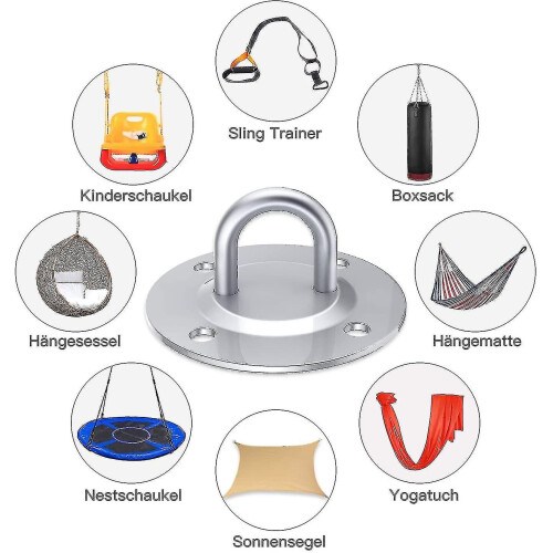Ceiling Hook Hanging Chair Premium Stainless Steel Bracket 2