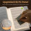 Flat Book Light Rechargeable Clear LED  Reading Light with Timer Dimmable Eye Protection for Bedside Travel Study A 8