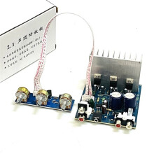 Placa Amplificadora TDA2030 de 2.1 Canales con Salida de Frecuencia Ultrabaja y Amplificador de Subwoofer de 12 V.
