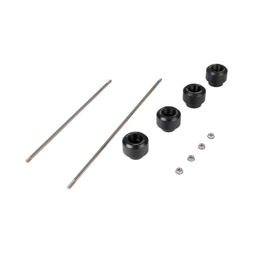 Front Rear Wheel Sliders Axle Fork Crash Protector Pads Swingarm Spools for  450NK 450SS 450SR 1