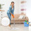 300 Count Dry Sweeping Cloths Dry Mop Refills Sweeper Dusting Cloths Disposable Duster Refills Floor Mop Pads 7