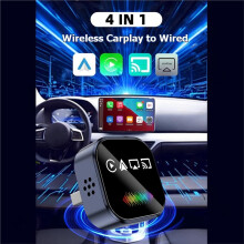 Wireless CarPlay 4in1 AI Box Airplay/Mirror Link/Android Auto/Carplay USB Dongle Adapter Car Intelligent System B