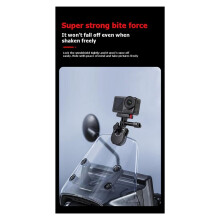 Motorcycle Windshield Clip for / Action / Etc Action Camera Aluminum Alloy Mount Clip