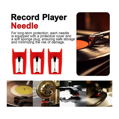 9 Pcs Record Player Needle Turntable Replacement Needle for Vinyl Record Player, Phonograph 2