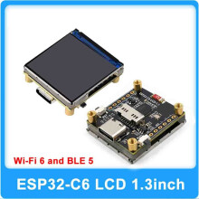 ESP32-C6 1,3"-LCD-RISC-V-Entwicklungsboard, ST7789 240x240-Display, WiFi BLE 5 für , -Port QST LVGL